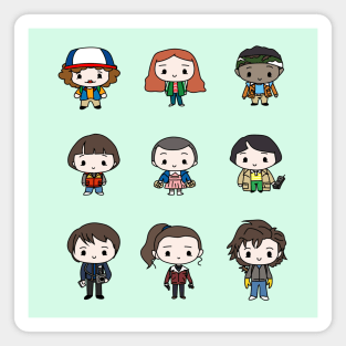 Stranger Things Kids Fan Art Magnet